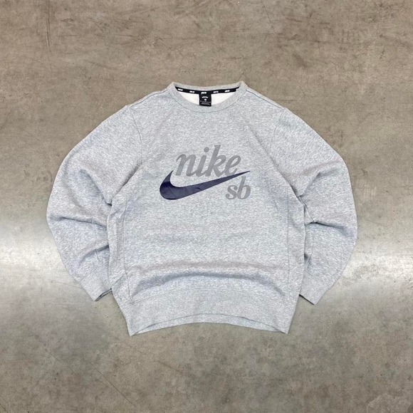 Nike Other - Grey Nike SB crewneck sweatshirt Y2K size M